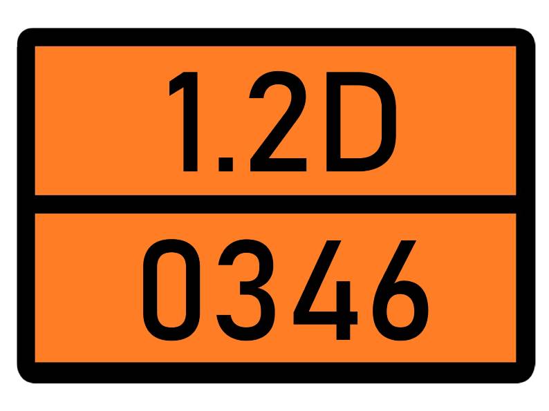 Детальное изображение элемента табличка 1.2d-0346 от ALLPARTS.SU