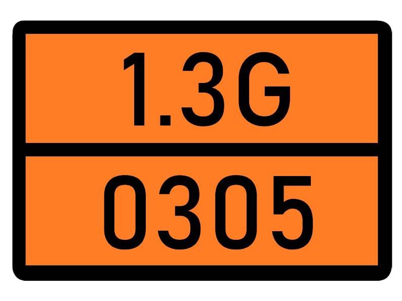 Детальное изображение элемента табличка 1.3g-0305 от ALLPARTS.SU