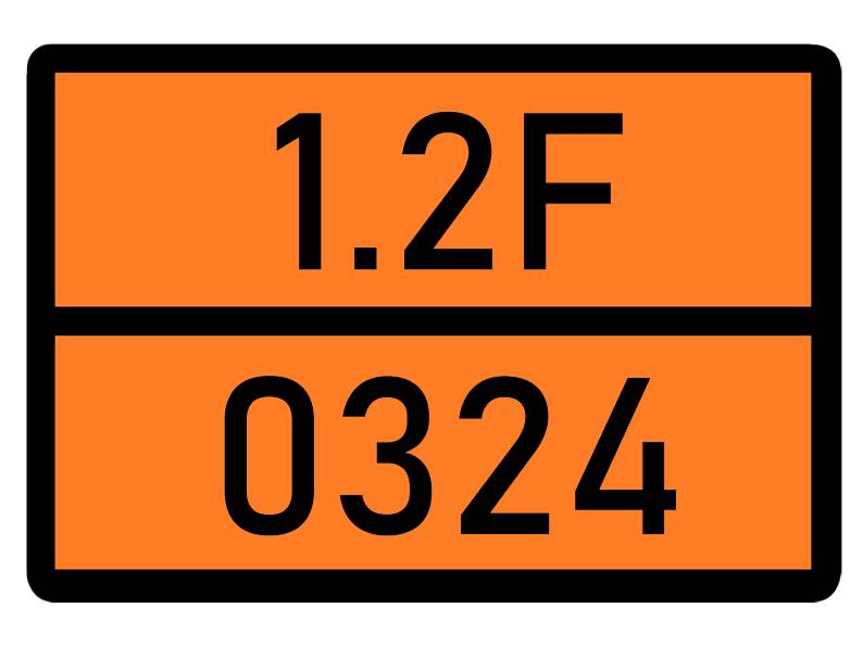 Детальное изображение элемента табличка 1.2f-0324 от ALLPARTS.SU