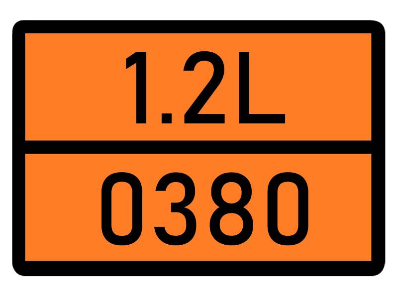 Детальное изображение элемента табличка 1.2l-0380 от ALLPARTS.SU