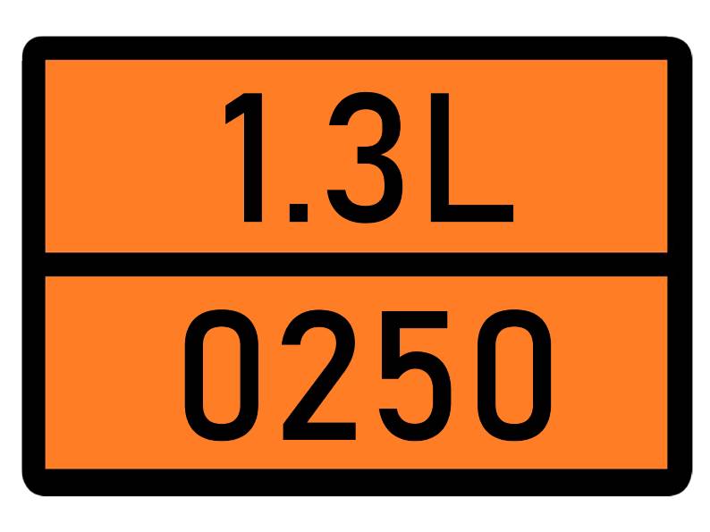 Детальное изображение элемента табличка 1.3l-0250 от ALLPARTS.SU