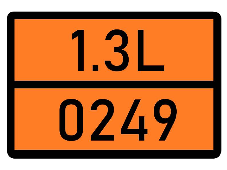 Детальное изображение элемента табличка 1.3l-0249 от ALLPARTS.SU