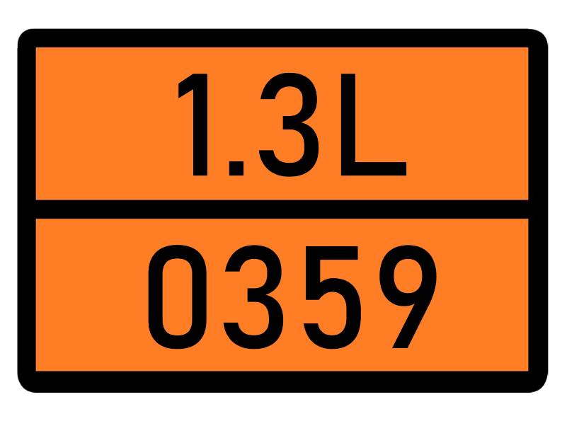 Детальное изображение элемента табличка 1.3l-0359 от ALLPARTS.SU
